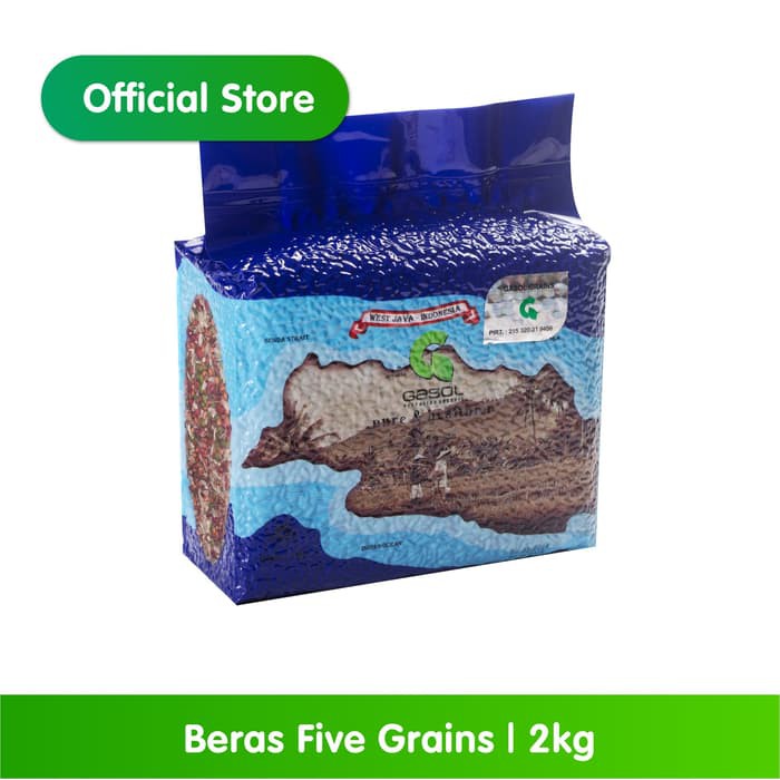 

GASOL Organik Beras Five Grains 2Kg / 2 Kg / Makanan Bayi