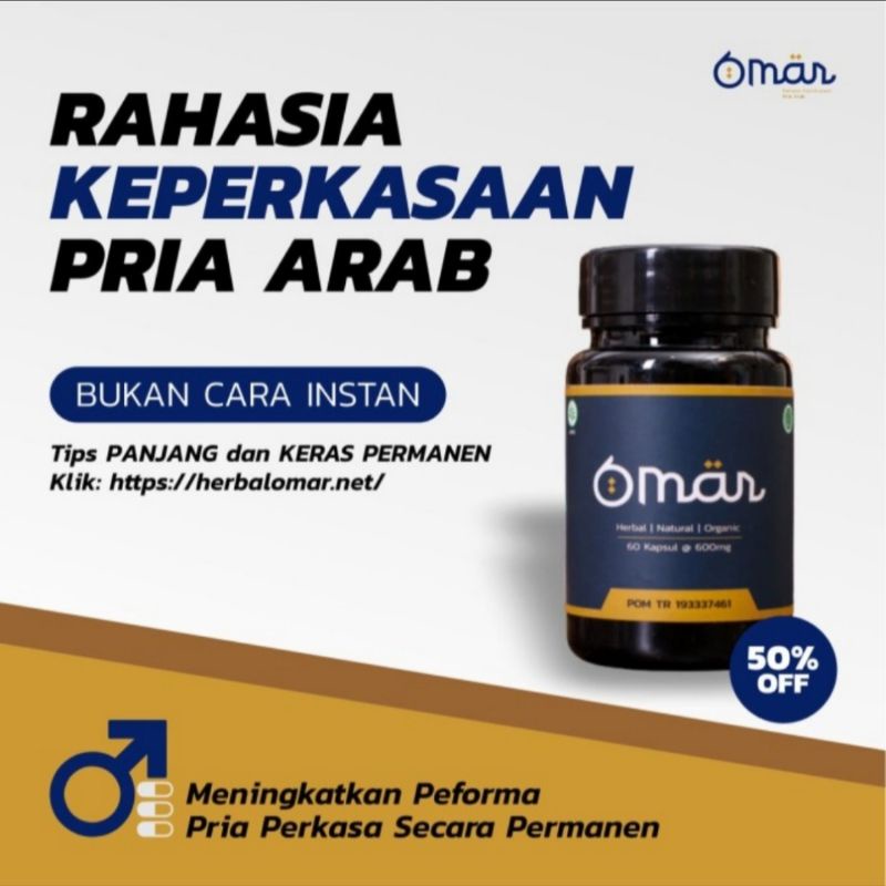 OMAR HERBAL OBAT PENAMBAH STAMINA PRIA ALAMI ORIGINAL