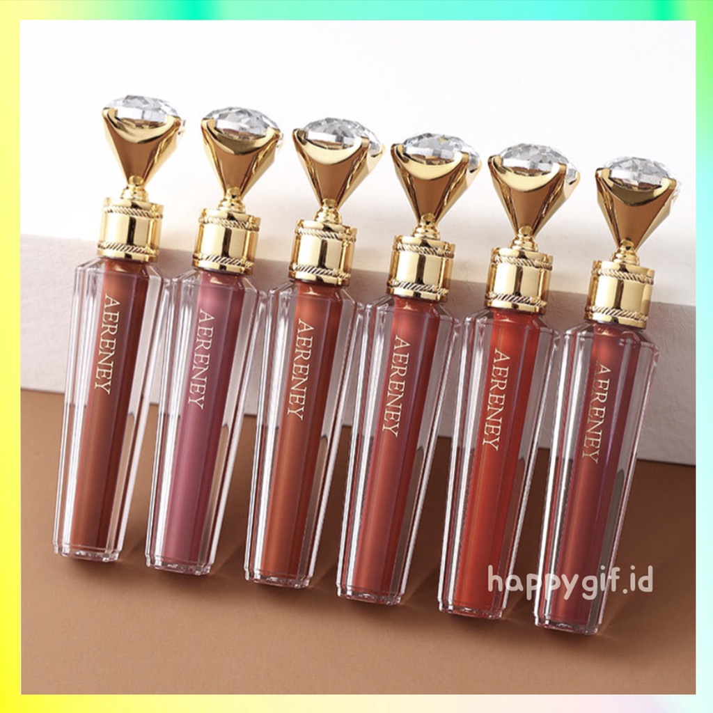 LAMEILA PREMIUM Velvet Diamond Lip Glaze Lipstik Matte Lipstick Waterproof And Drable LA119