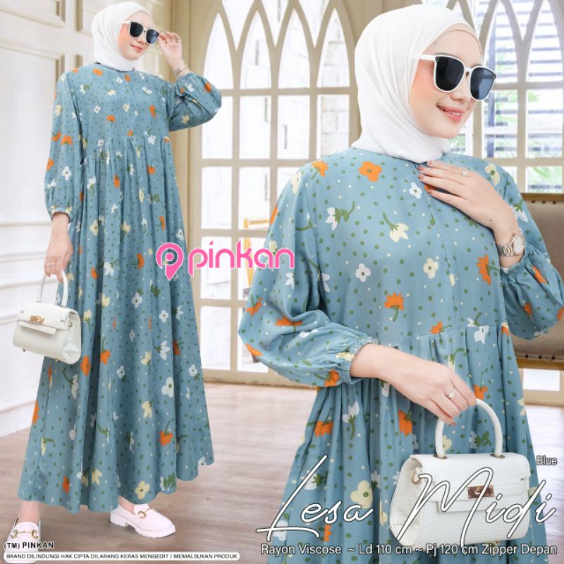 LESA MIDI ADEM NYAMAN GAMIS REMAJA KEKINIAN BY PINKAN