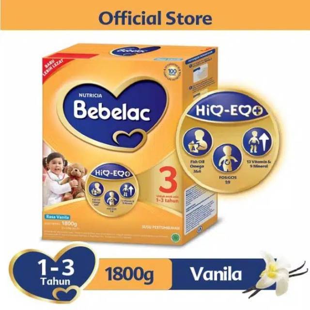 

Bebelac 3 Vanila 1800 Gram