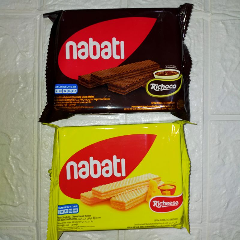 

NABATI RICHOCO/RICHEESE WAFER RASA COKELAT/KEJU 50g Warung Online