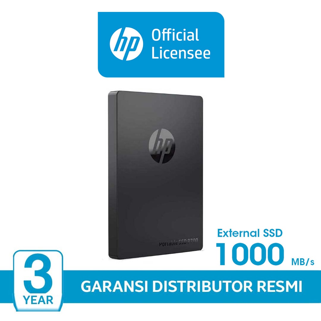 HP SSD P700 1TB Portable SSD External SSD Eksternal HDD Hard Disk  High Speed 1000MBPS Compare Ekste