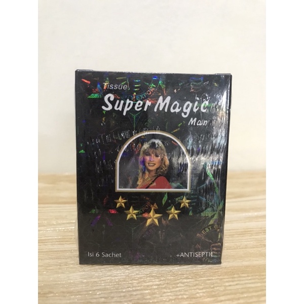 Tisu Magic Man Aroma Original | 6 Sachets | Super Magic