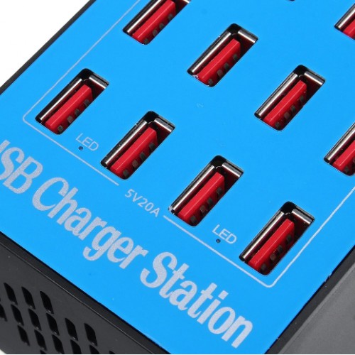 SOHA A5 Plus - Charger Multi Port Terdapat 20 Port USB 20 Ampere Fast Charging + Outputnya