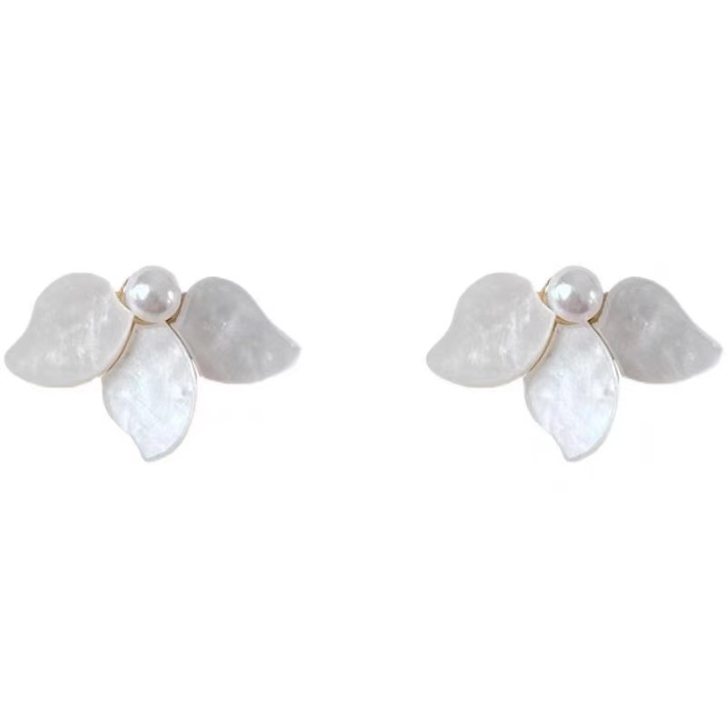 Anting AT64 White   S925 /Earring / aksesoris /Accessories /Deluna BB