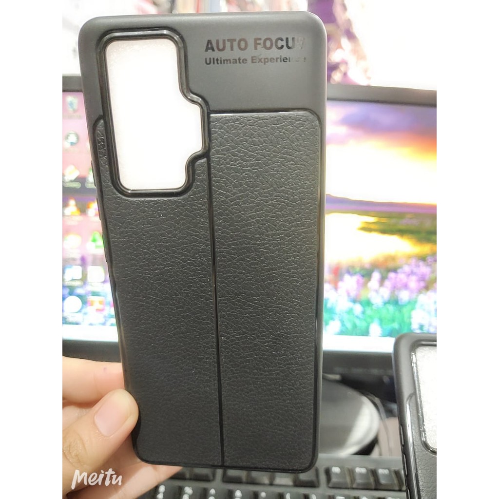 Auto Fokus Vivo X50 Pro 6.56 inchi Leather Soft Case Vivo X50 Pro Plus AUTOFOCUS Motif Kulit Jeruk