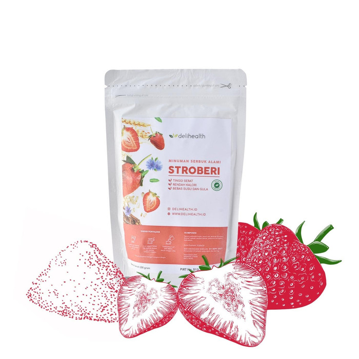 

Delihealth Fiber Stroberi 200 Gr