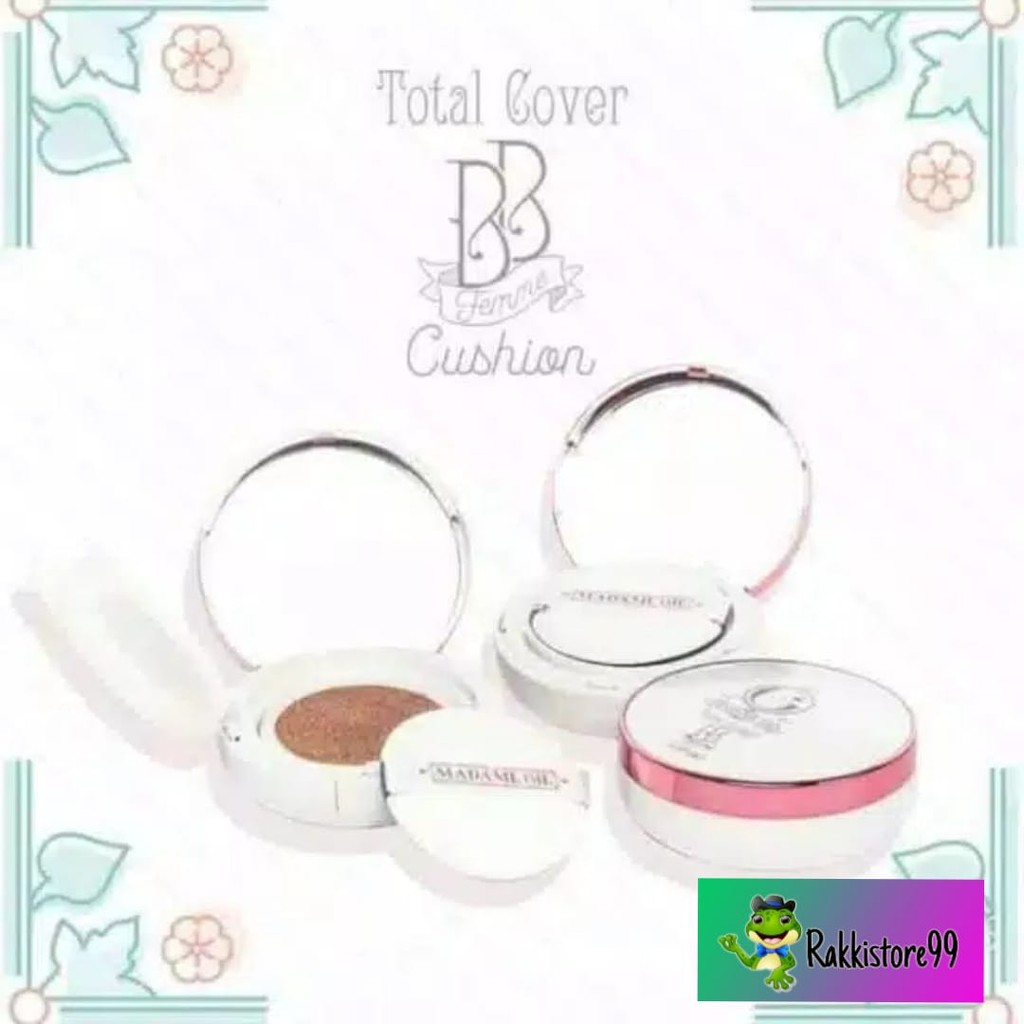 ❣️Rakkistore99❣️Madame Gie Total Cover BB Femme Cushion (FULL/REFILL) (100% Original)