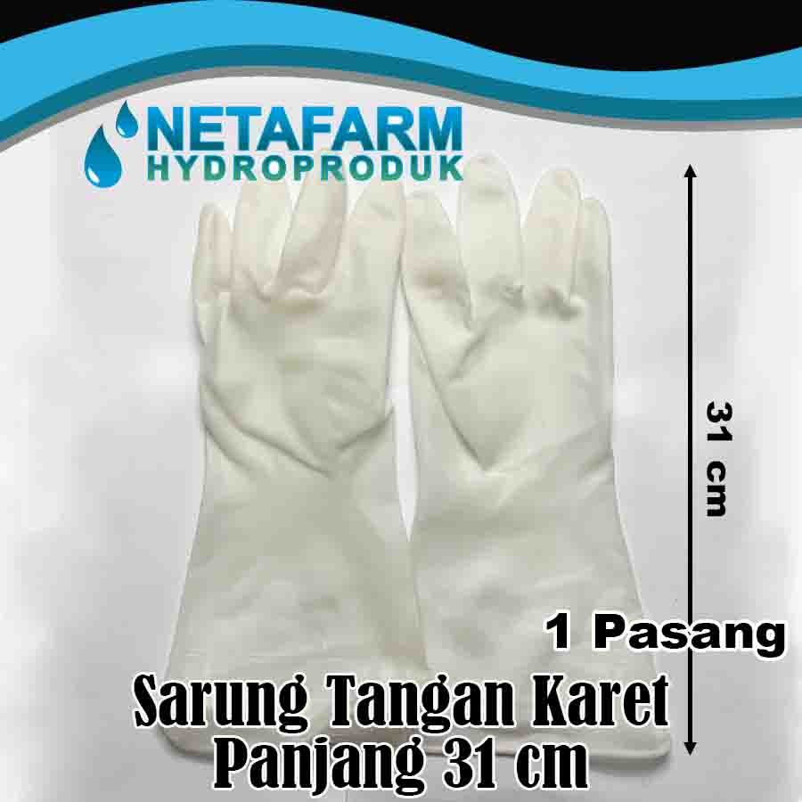 Sarung Tangan Karet Serbaguna Anti Air Panjang 31cm SD1104 1 pasang