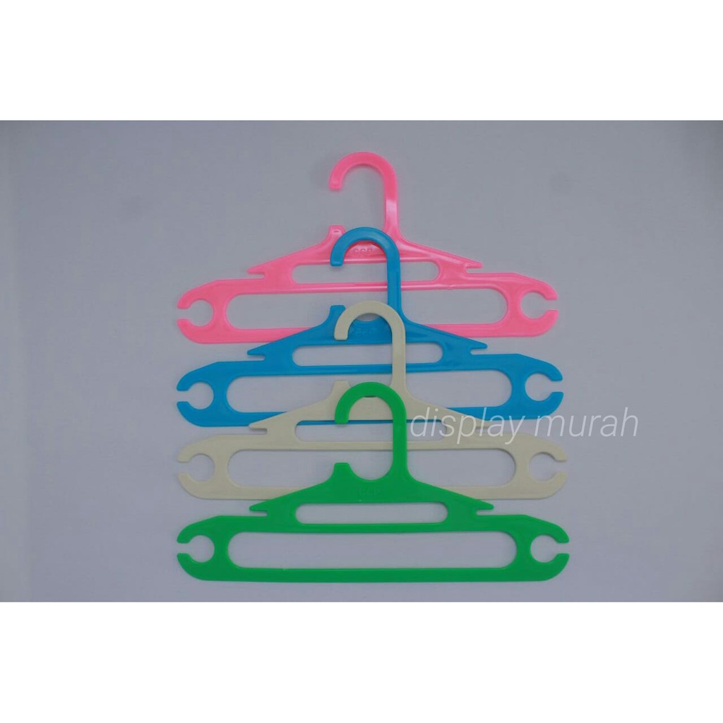 Hanger Hostess Anak Hanger plastik anak warna gantungan baju anak Hanger Laundry - LSN