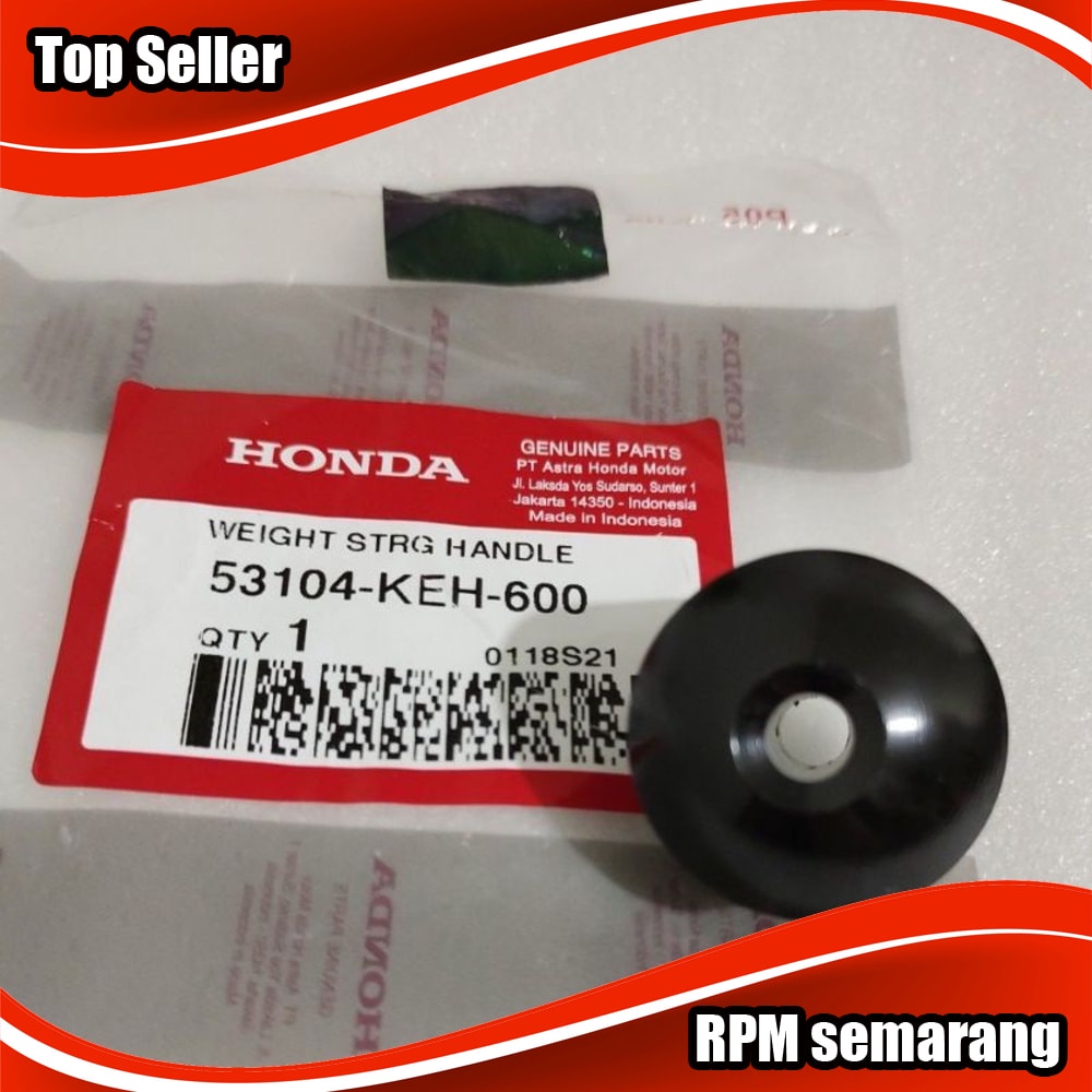 Bandul Jalu Stang Weight strg Handel Handle Honda Megapro Primus ORIGINAL 53104-KEH-600 Distributor 