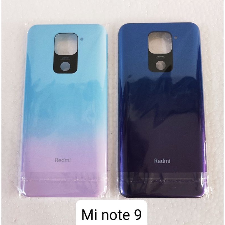 Backdor backdoor tutup belakang Xiaomi redmi Note 9