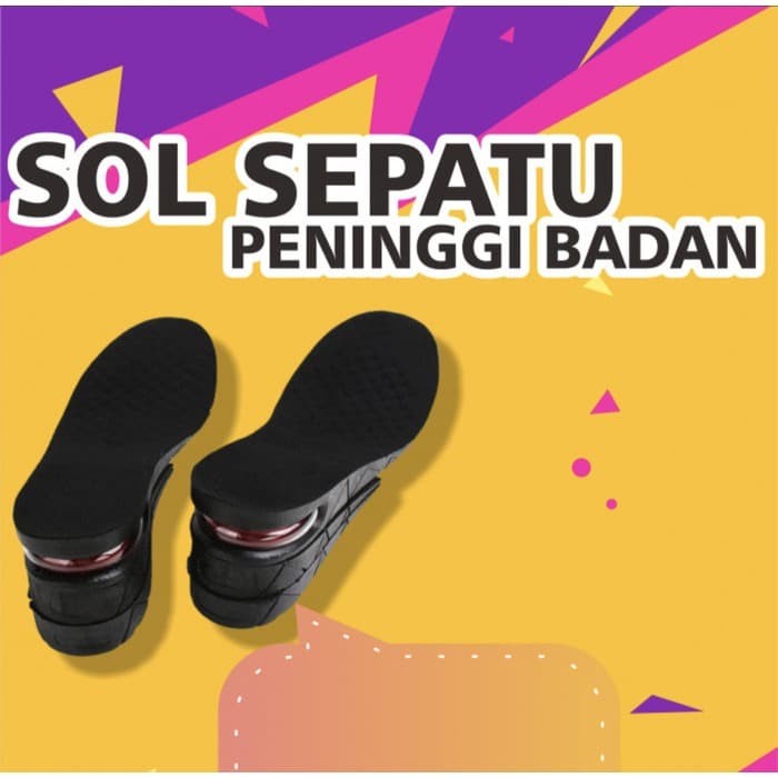 Sol Sepatu Peninggi Badan / Tampil Lebih Pede