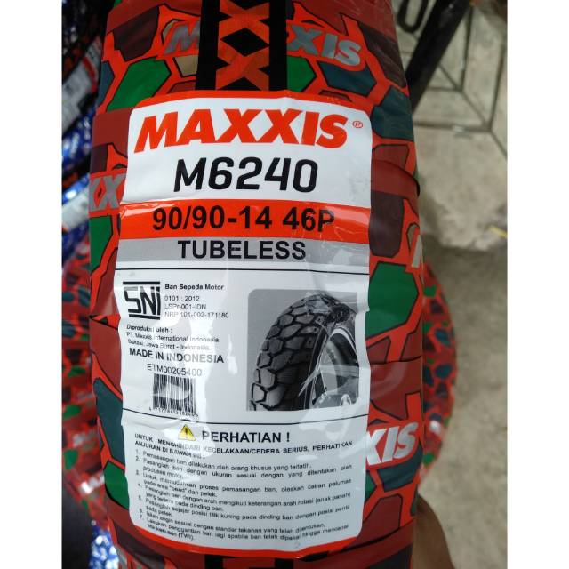 Ban tubles maxxis semi cross 90/90.14 free pentil for all matic