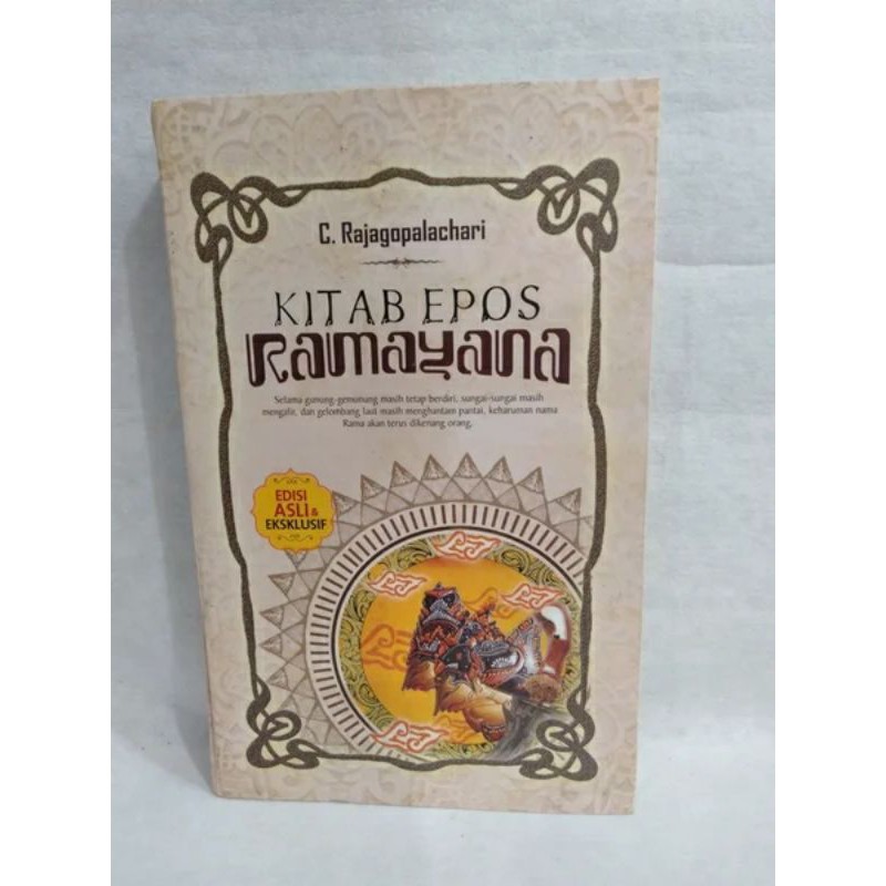 Buku Kitab Epos Ramayana