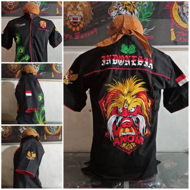 baju ganongan new / hem bujang ganong bordir(bisa bayar di tempat)