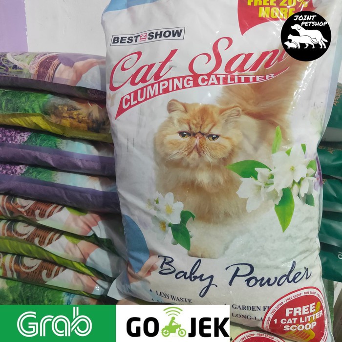 Pasir Kucing Gumpal Pasir Cat Sand 12lt GARB/GOJEK Only