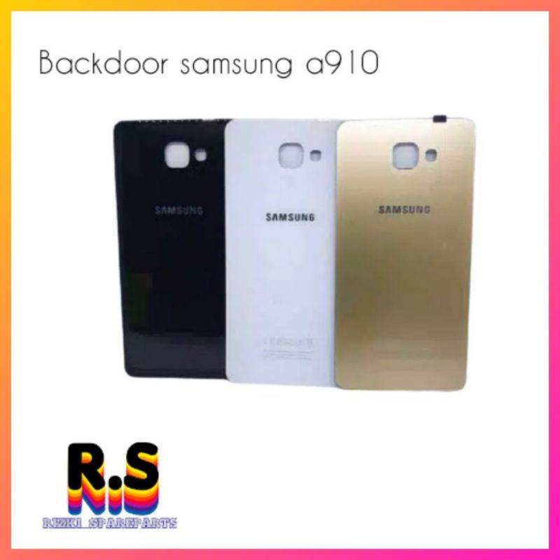 BACKDOOR BACKCOVER BACK CASING TUTUP BATERAI SAMSUNG A9 PRO A910 2016 ORIGINAL