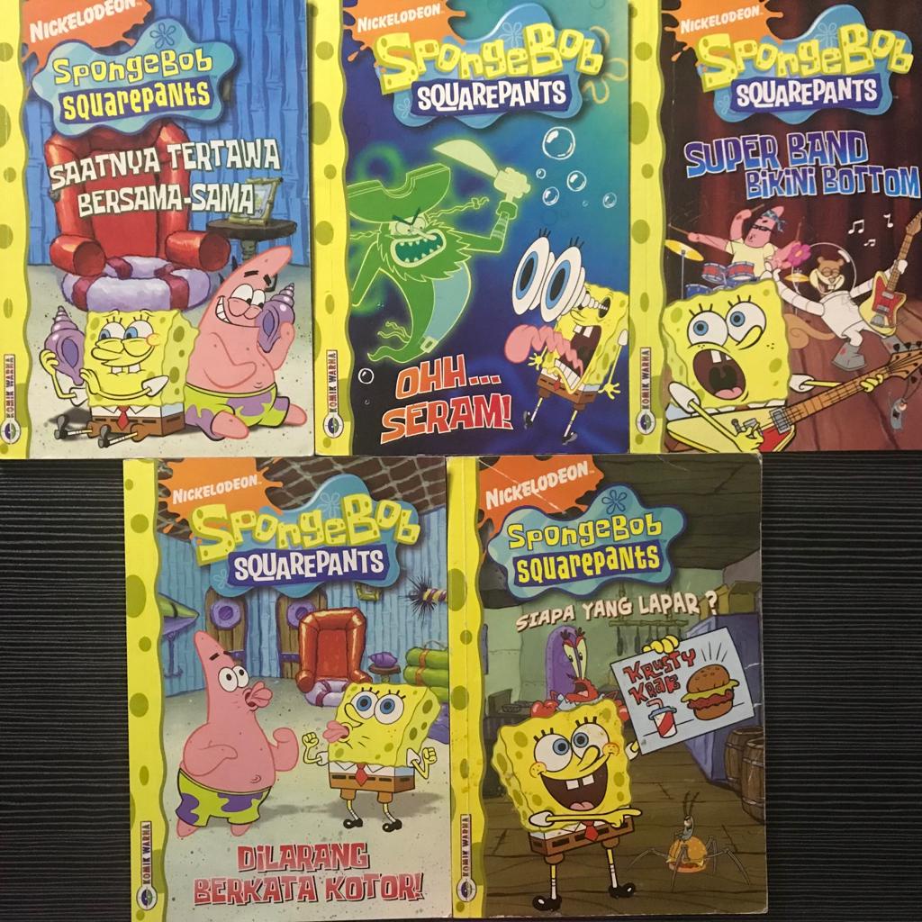 Komik berwarna anak remaja Spongebob Squarepants Nickelodeon buku bagus bekas second preloved sangat