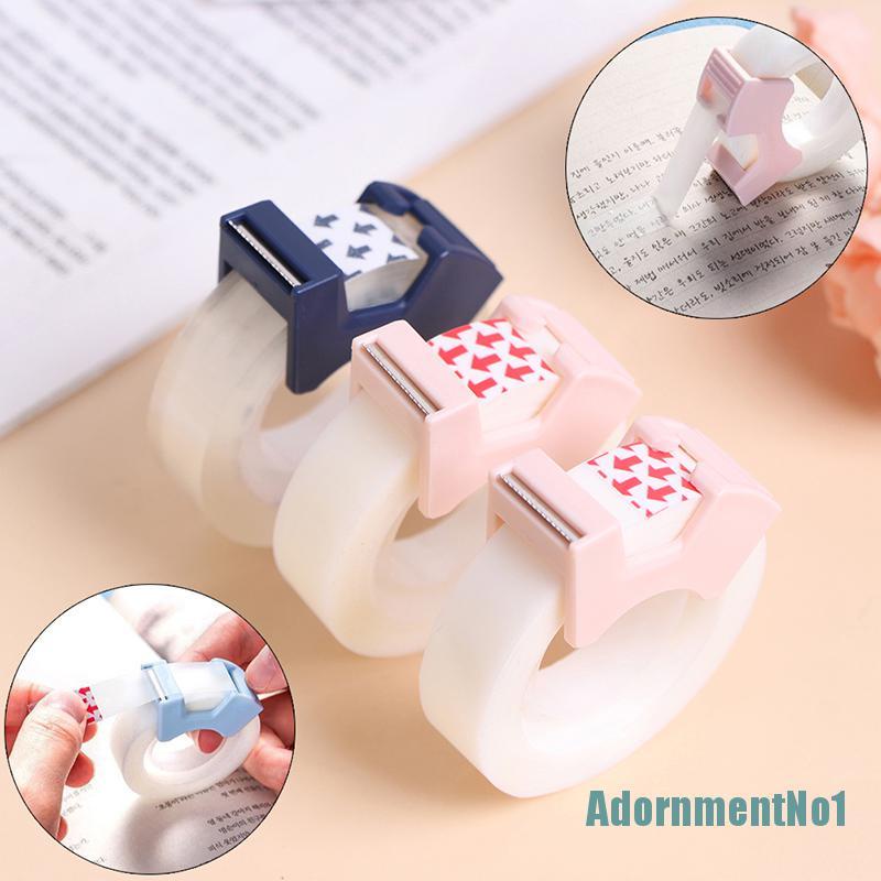 [AdornmentNo1]Adhesive Tape With Cutting Tool Writable Invisible Correction Tape Stationery