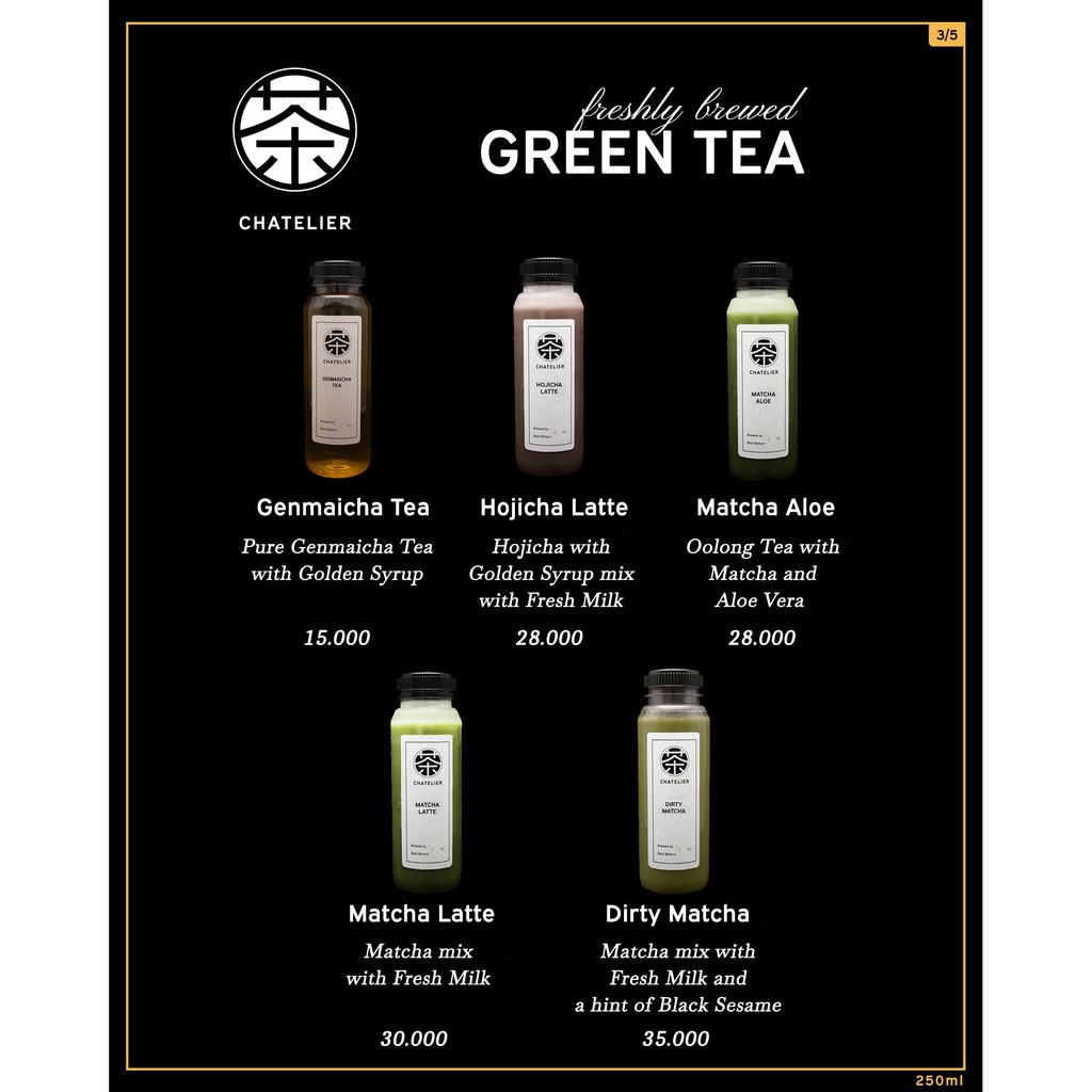 

Chatelier Green Tea Healthy Drinks (Minuman Green Tea)