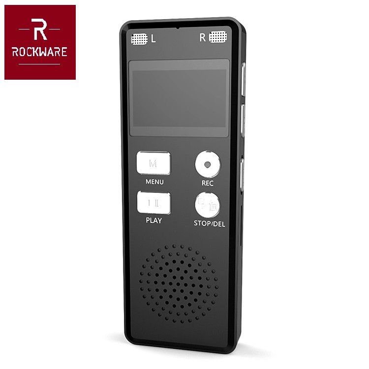 AKN88 - ROCKWARE RW-AVR05 - Digital Voice Recorder - Perekam Suara Digital 8GB