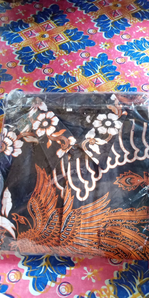 Batik Couple Keluarga - Couple Batik Indonesia Sarimbit Gamis Familly Set Hrb026 Batik Putra Hadi