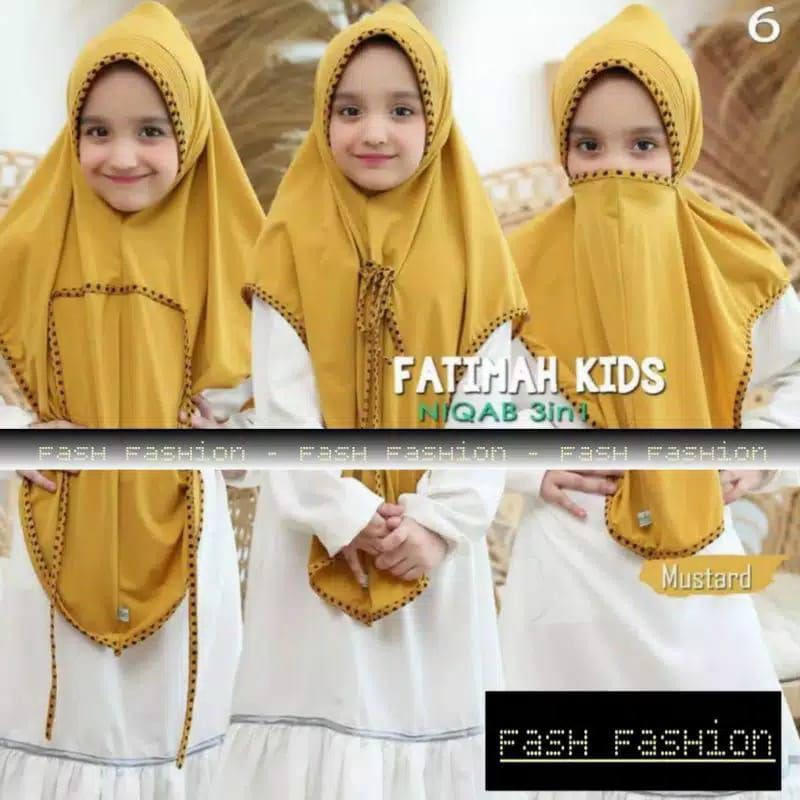 COD NIQOB ANAK / HIJAB 3 in 1 ANAK / Jilbab Cadar NIQAB / HIJAB CADAR JILBAB MASKER 3 IN 1