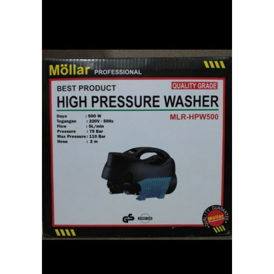 mollar hpw 500 high pressure cleaner mesin jet cleaner cuci mobil