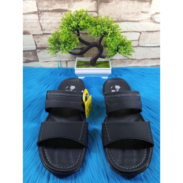 PAKALOLO BOOTS - Sandal Kasual Selop Cowok Pakalolo  N2353 Kulit asli Original