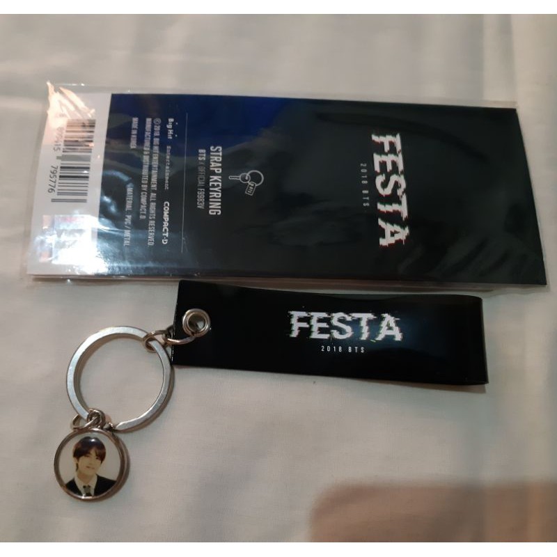 STRAP KEYRING FESTA 2018 V BTS