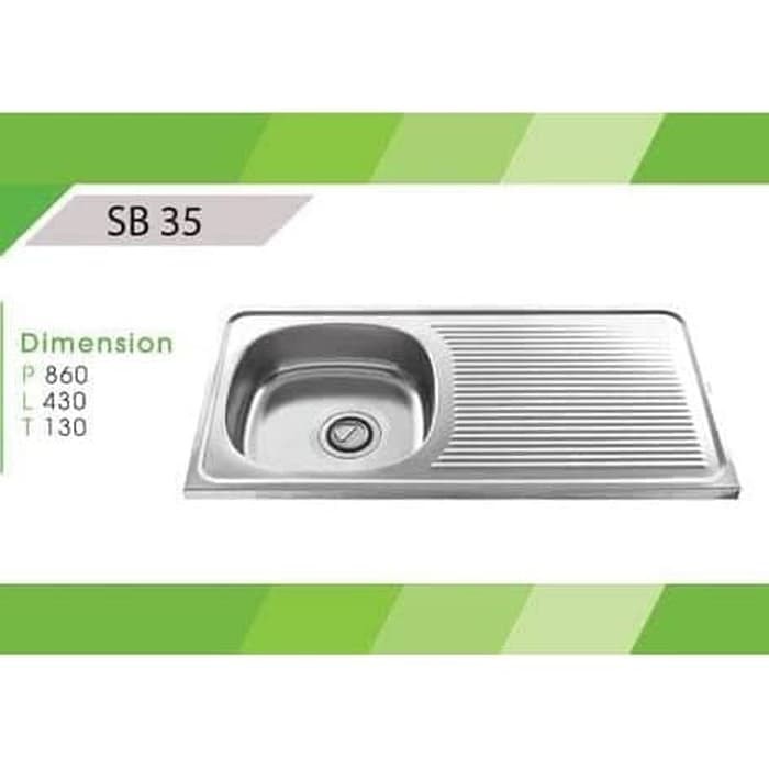 ROYAL SINK BAK CUCI PIRING SB35 SB 35