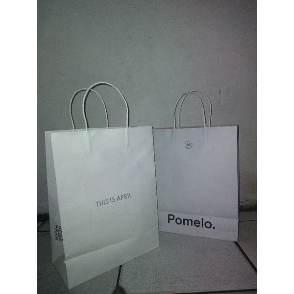 

Paper bag this is april & pomelo 100% original