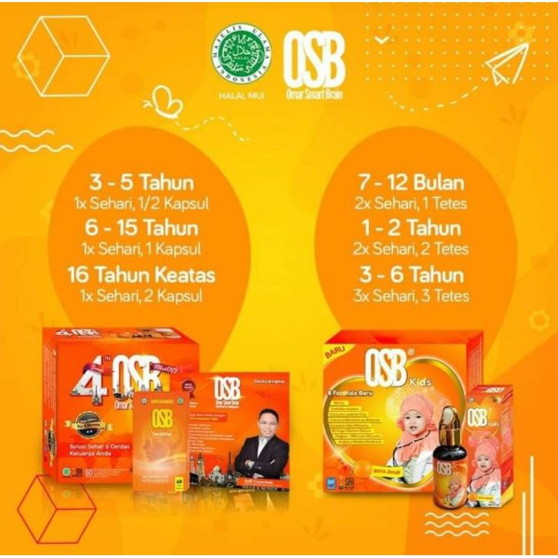 Vitamin Otak OSB kids Rasa Madu dan Jeruk