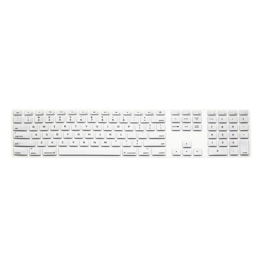 Pelindung Silicone Keyboard Cover Protector for iMac Magic Numeric Keyboard A1843