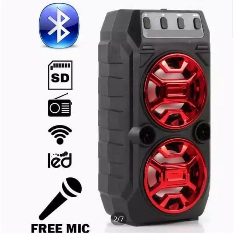 Speaker Bluetooth Karaoke SK-1062S plus mic karaoke