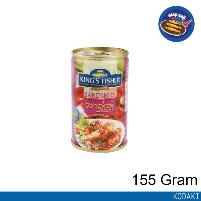 

sa2011aa King'S Fisher Sarden Mini Rasa Saus Bangkok Makanan Kaleng 155 G Xa20X1