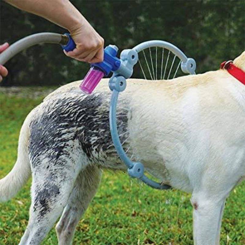 Pet Bathing Tool Sprayer Mandi Anjing Kucing Dog Bathing 360 dagree