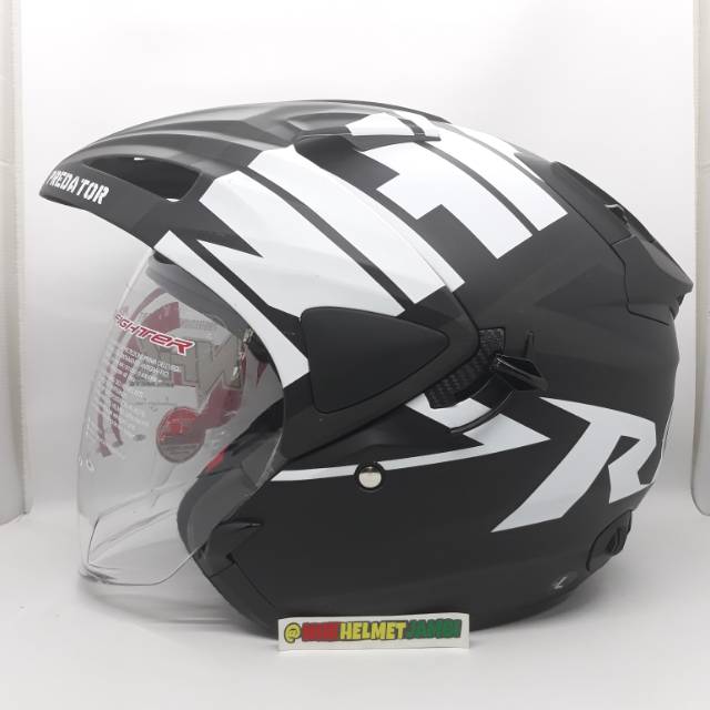 HELM NHK PREDATOR 2VISOR MOTIF HOOGEN2 BERKUALITAS