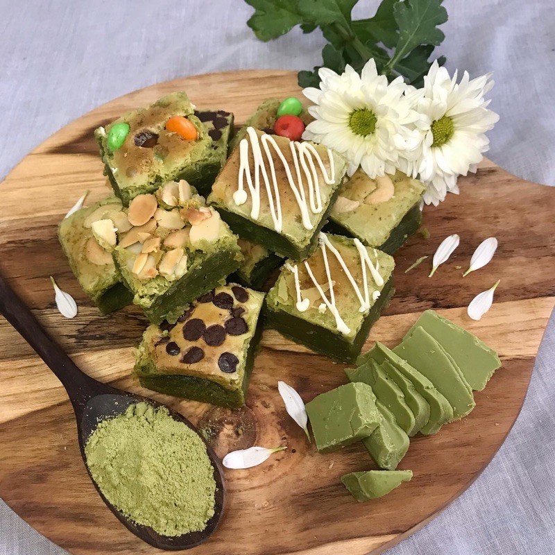 

Brownies Matcha