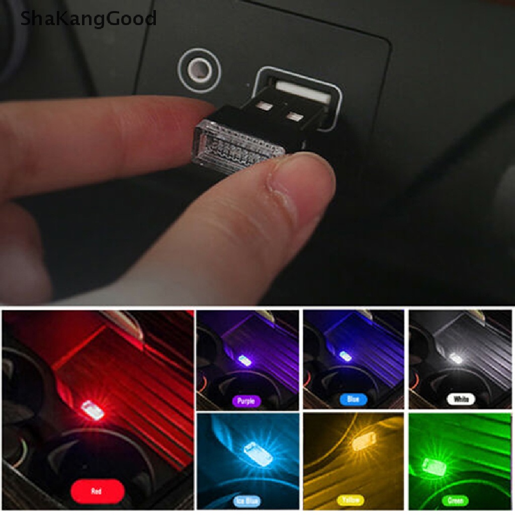 Skid Lampu Neon LED Mini USB Untuk Interior Mobil