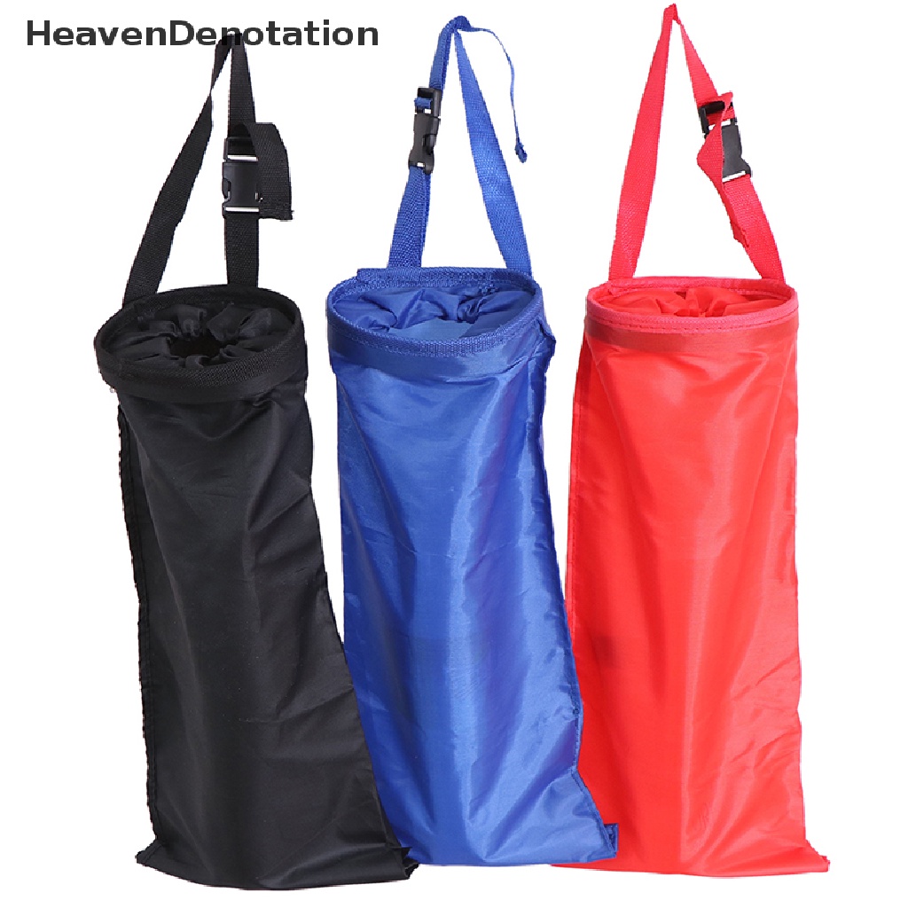 [HeavenDenotation] Car trash can garbage hanging bag holder container auto back seat storage bags