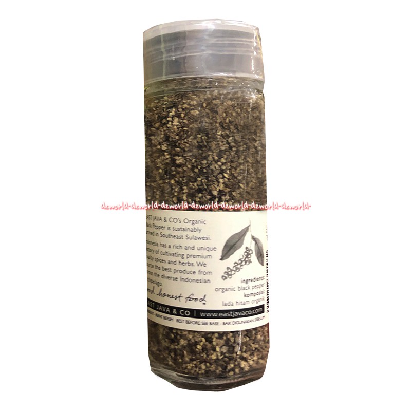 East Java 35gr Organic Ground Black Pepper Kendari Sulawesi Bumbu Merica Hitam Bubuk Eastjava East Jawa Blackpepper