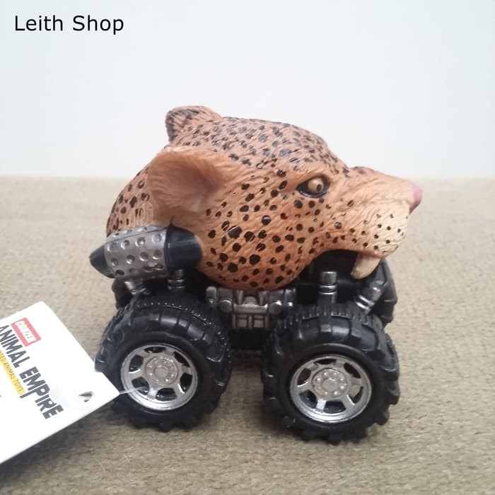Cruzer Diecast Animal Macan Tutul Tiger Mobil Binatang Mainan Anak