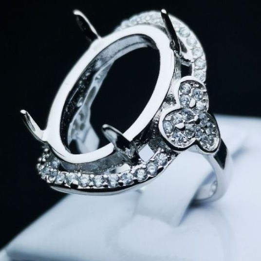 RING EMBAN CANGKANG RING WANITA BAHAN ALPAKA