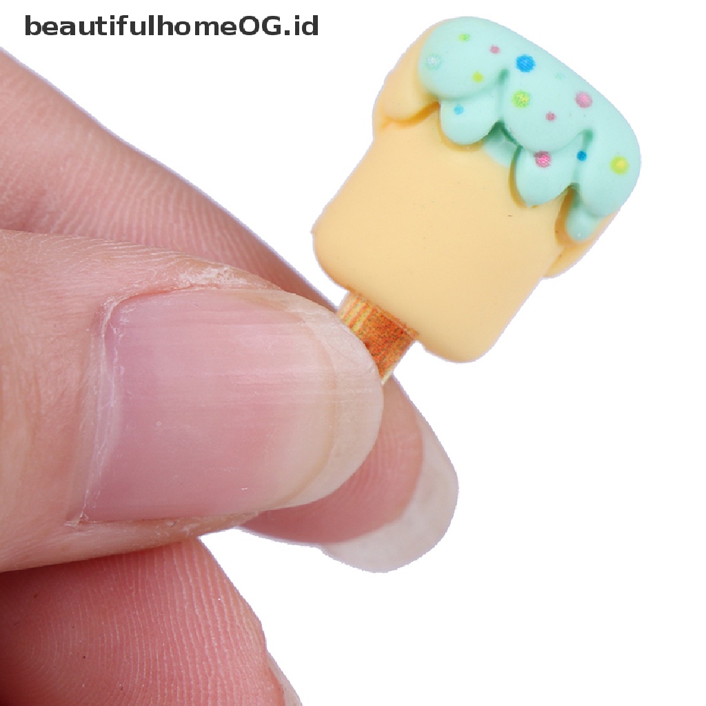 5 Pcs Miniatur Es Krim Skala 1 / 12 1 / 6 Untuk Rumah Boneka