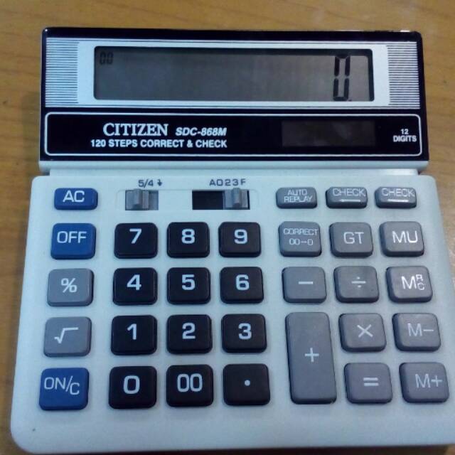 

Kalkulator CITIZEN SDC 868L@BIG DISPLAY/LARGE