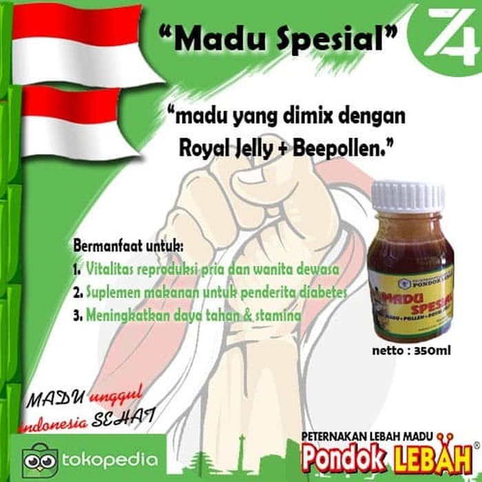 

Madu Spesial 350gr PONDOK LEBAH - MMD2107