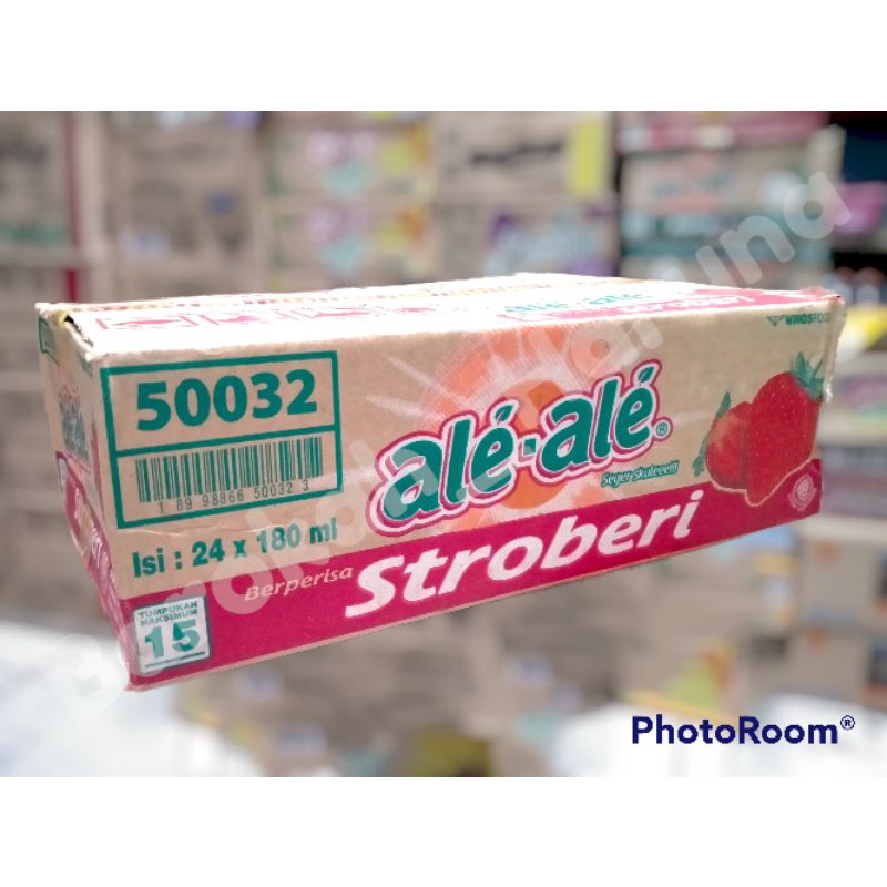 Jual AleAle Minuman Aneka Rasa 180ml 24pcs 1dus Shopee Indonesia